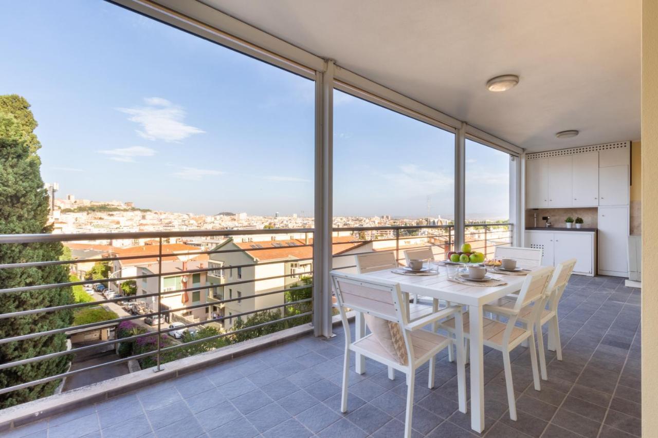 Terrazza61 - Appartamento Con Vista Spettacolare Sulla Citta Di Cagliari Dış mekan fotoğraf