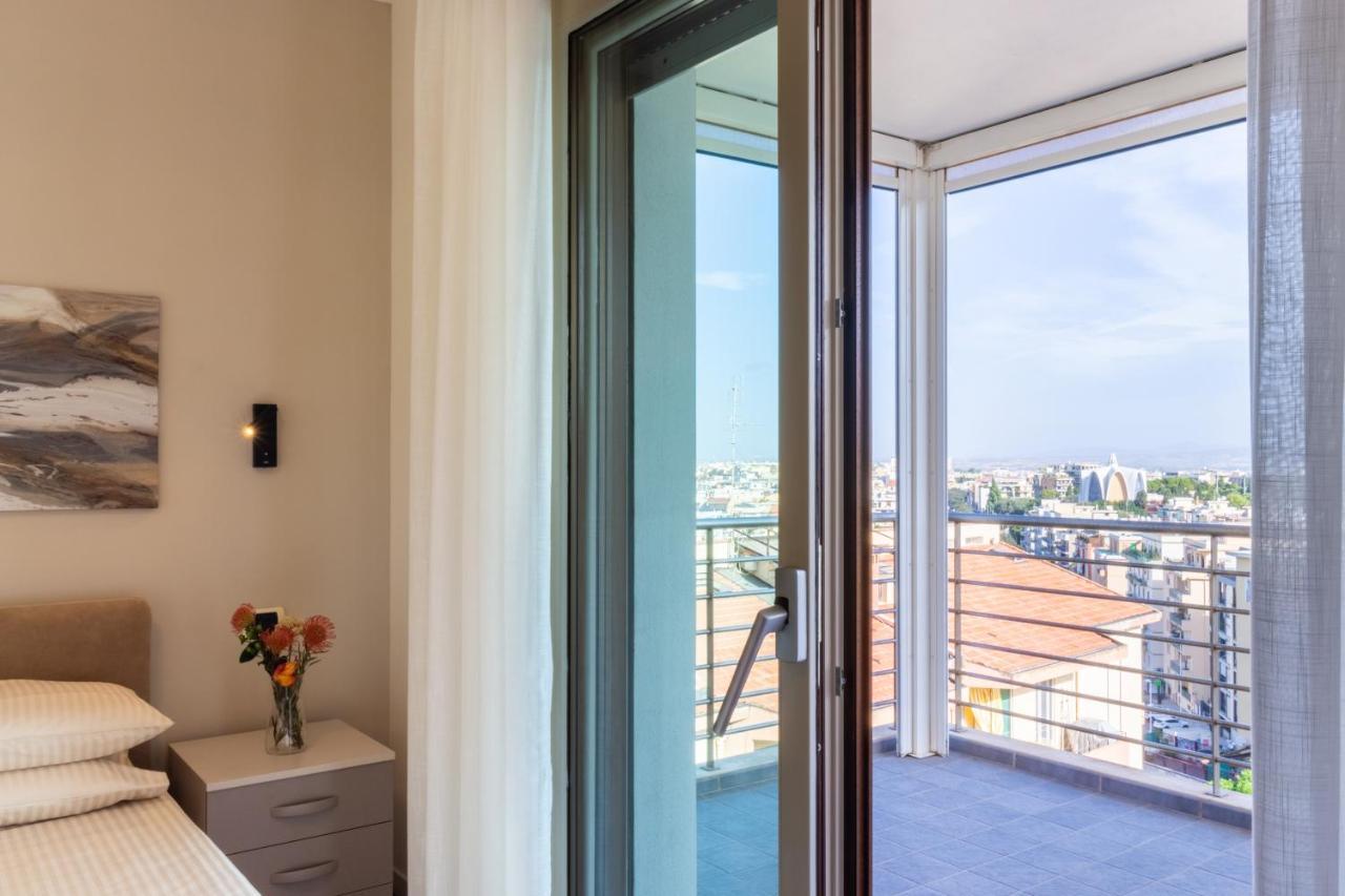 Terrazza61 - Appartamento Con Vista Spettacolare Sulla Citta Di Cagliari Dış mekan fotoğraf
